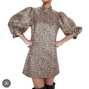 Zara leopard print dress